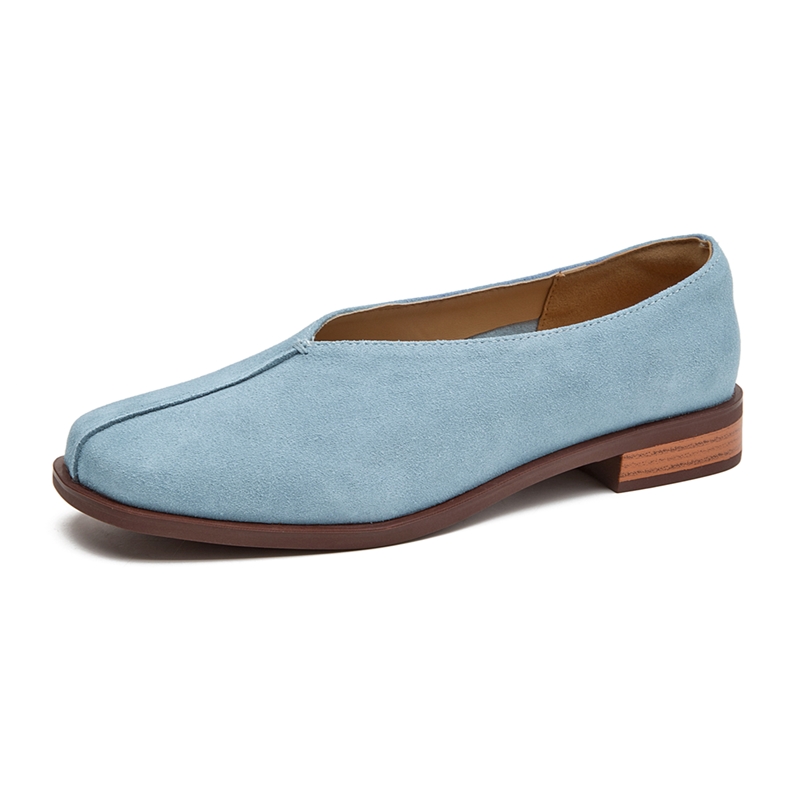 Women Formal Wear Shoes - AIYUQI Women's Loafers Shoe Anti-slip Square