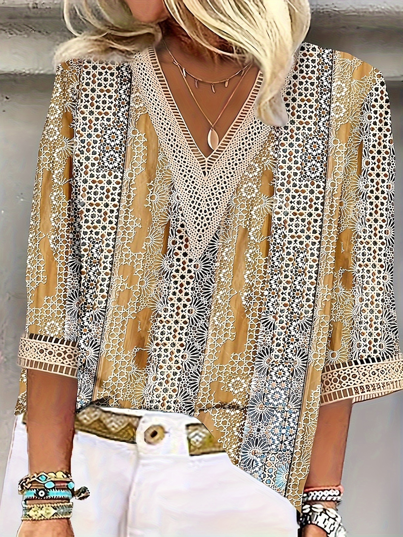 Women'S Formal Wear Blouse - Plus Size Temperament Loose Woman Shirt