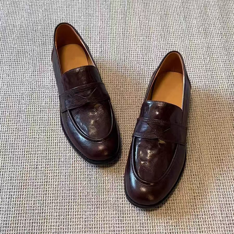 Womens Genuine Leather Loafers - Women Formal Wear Footwear のレビューと価格