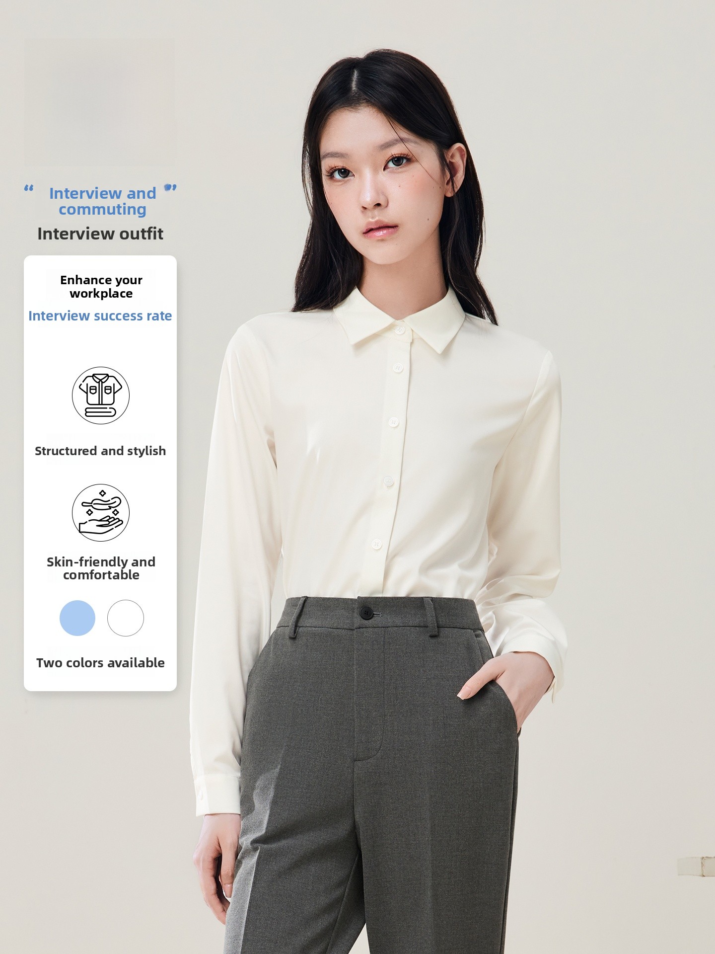Professional White Long Sleeve - Women Formal Wear White Shirt のレビューと価格