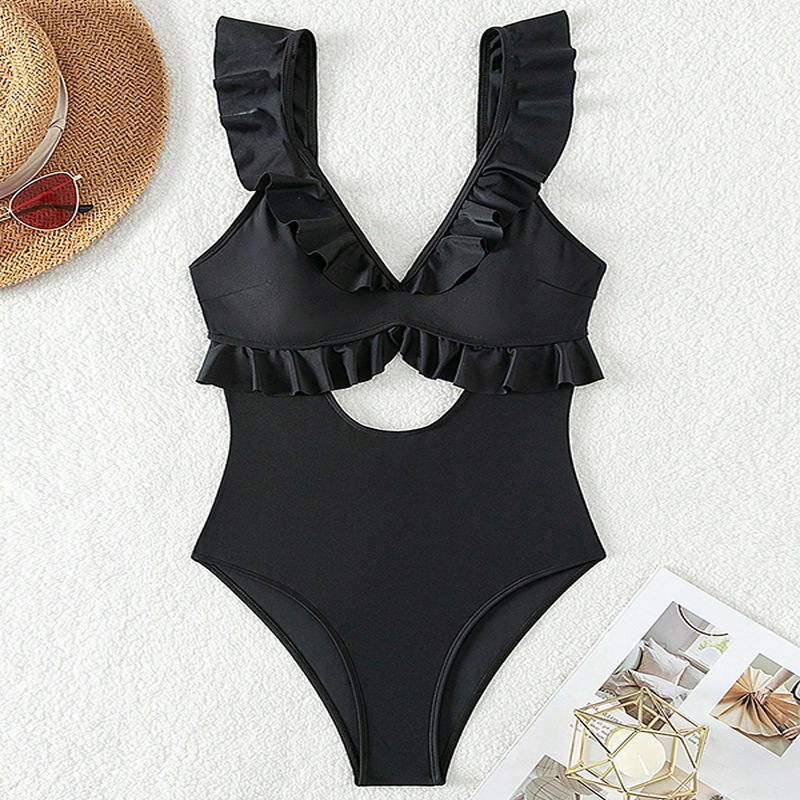 Cikini-One Piece Swimsuit for  - Monochrome Suit Set のレビューと価格