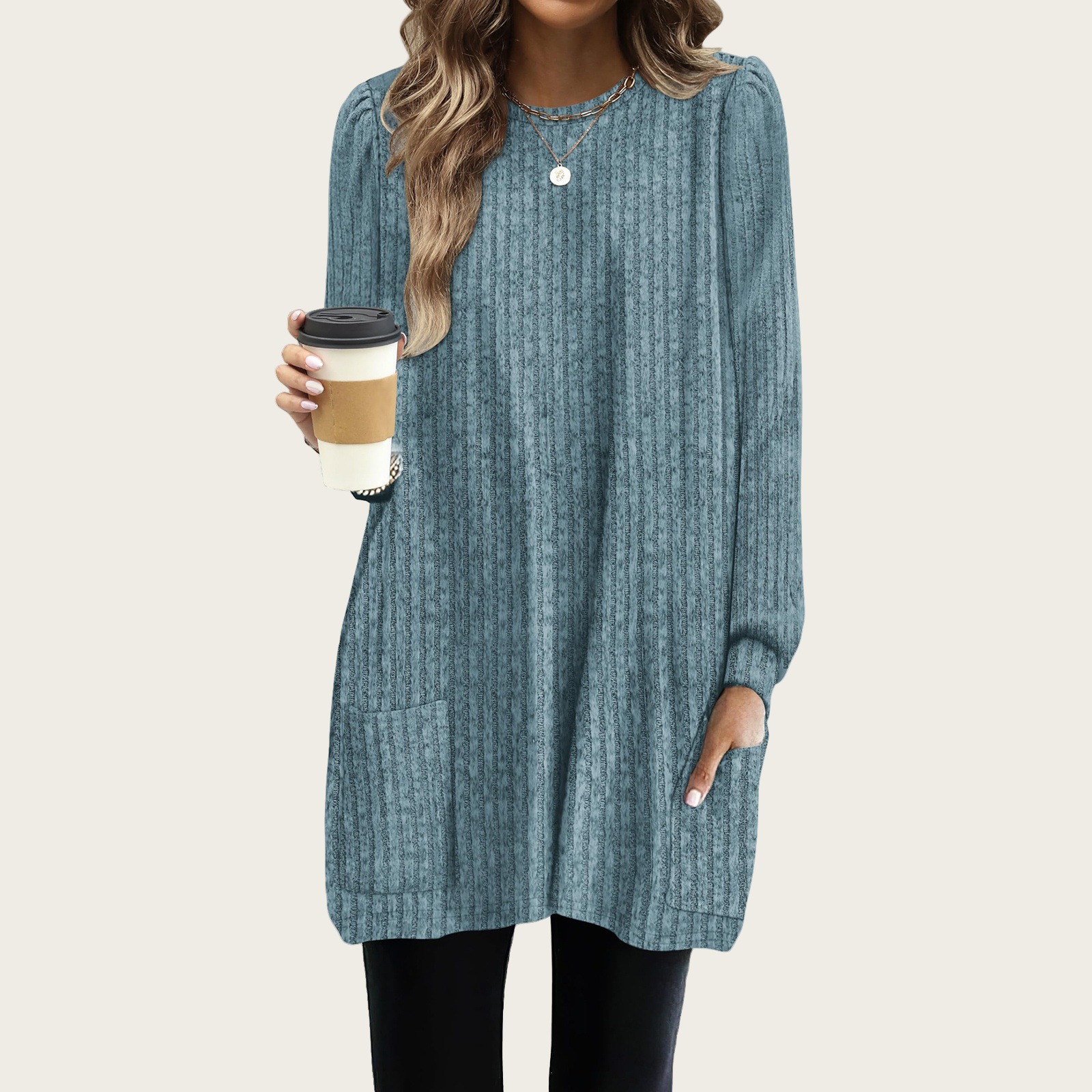 New Spring Women Long Shirts P - Women'S Formal Wear Blouse のレビューと価格