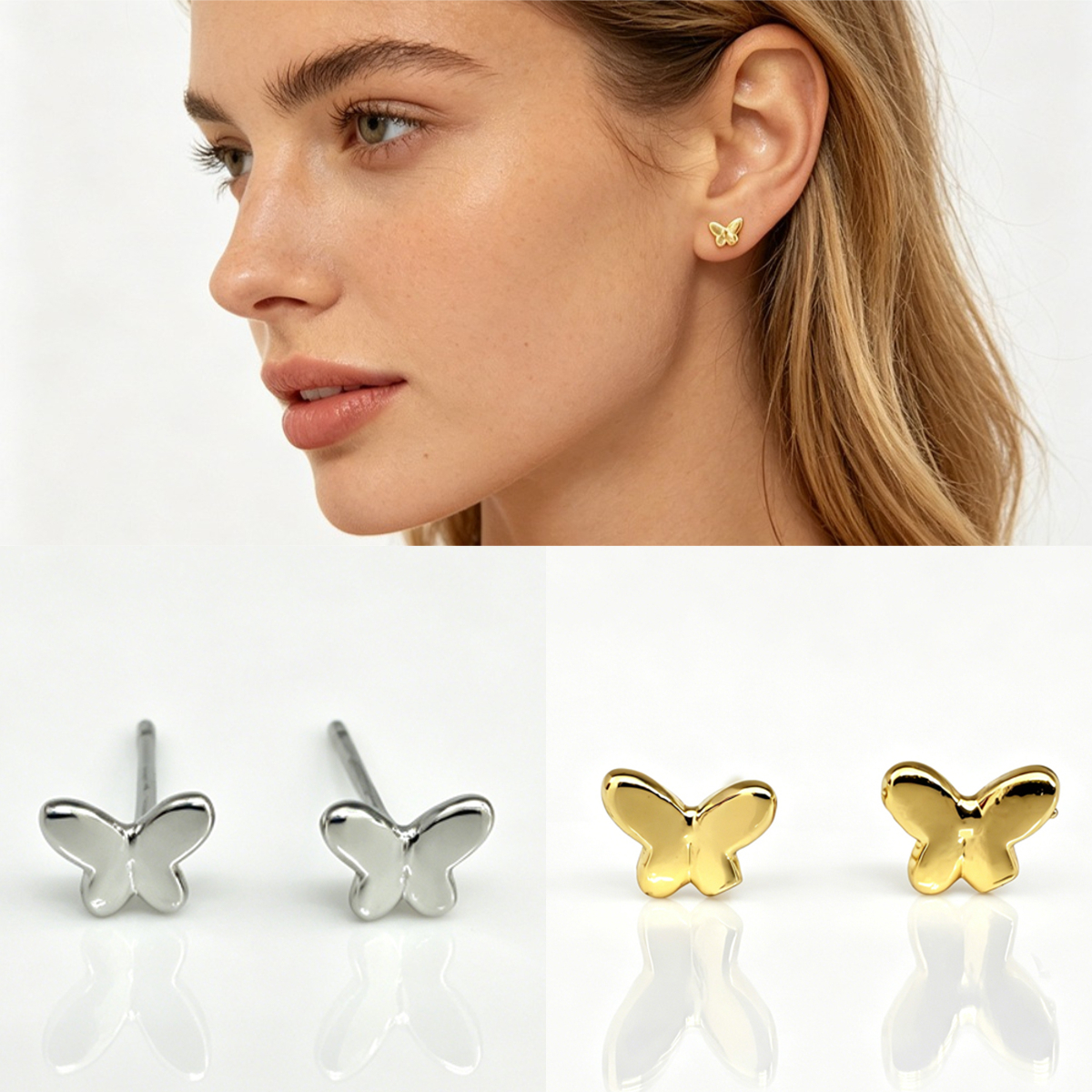 Vintage Butterfly Stud Earring - Women'S Gothic Formal Wear のレビューと価格