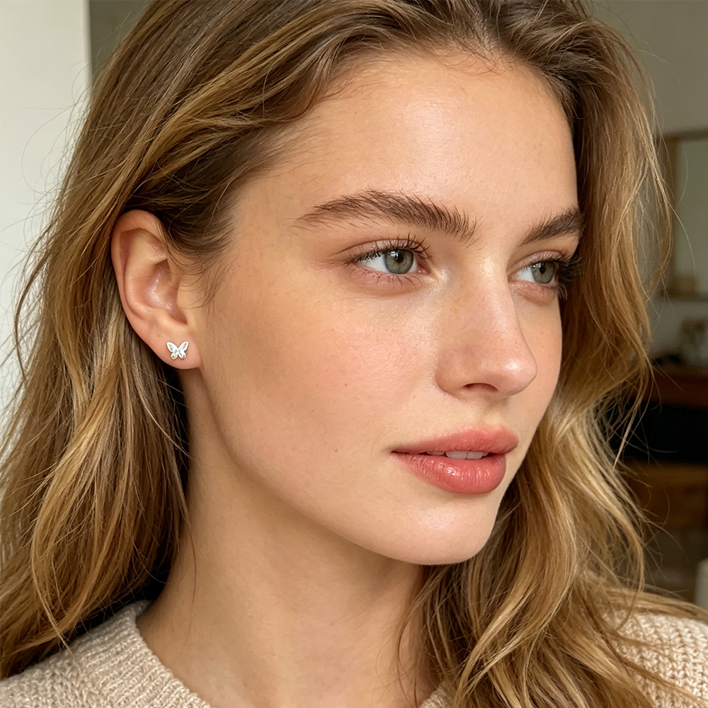 Vintage Butterfly Stud Earring - Women'S Gothic Formal Wear のレビューと価格