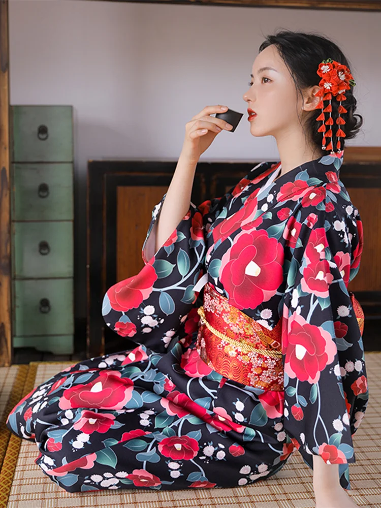 Vintage Style Women's Floral P - Japanese Women Formal Wear のレビューと価格