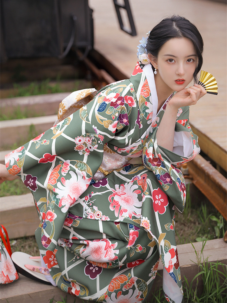 Vintage Style Women's Floral P - Japanese Women Formal Wear のレビューと価格