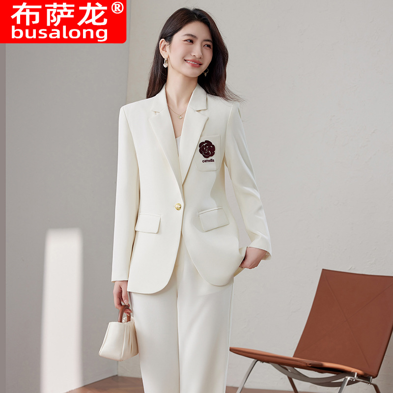 Off-white women's blazer with  - Women Formal Wear White Shirt のレビューと価格