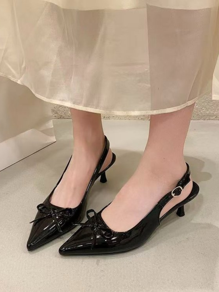 Women Patent Leather Bow Point - Women Formal Wear Shoes のレビューと価格