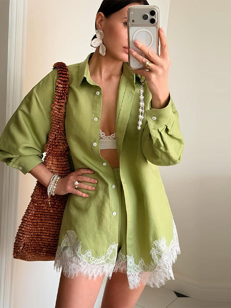 Chic Women Office Shirt Set Ca - Women'S Formal Wear Blouse のレビューと価格