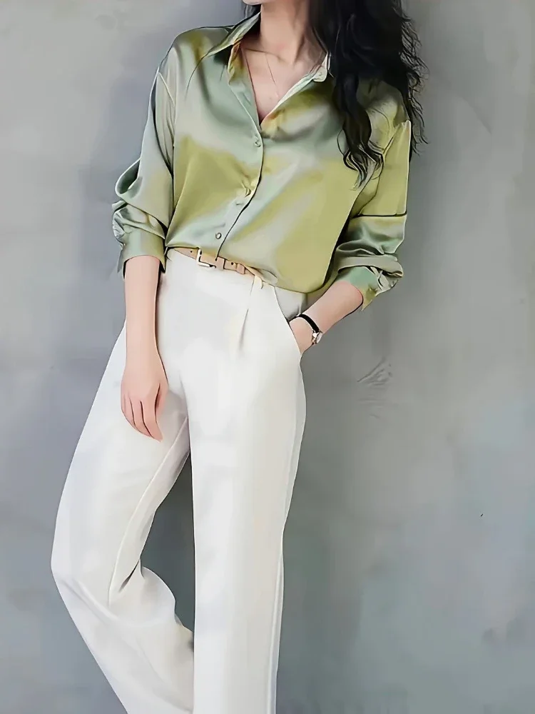 Plus Size Shirts 2025 Loose Ca - Women'S Formal Wear Blouse のレビューと価格