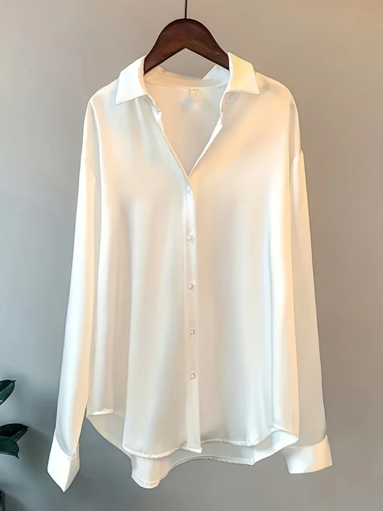 Plus Size Shirts 2025 Loose Ca - Women'S Formal Wear Blouse のレビューと価格