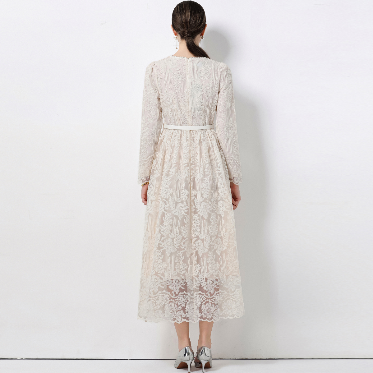 Elegant High Waist Long Sleeve - Women Formal Wear Belt のレビューと価格