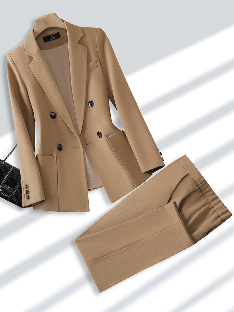 Fashion Ladies Pant Suit Forma - Women Formal Wear Black のレビューと価格