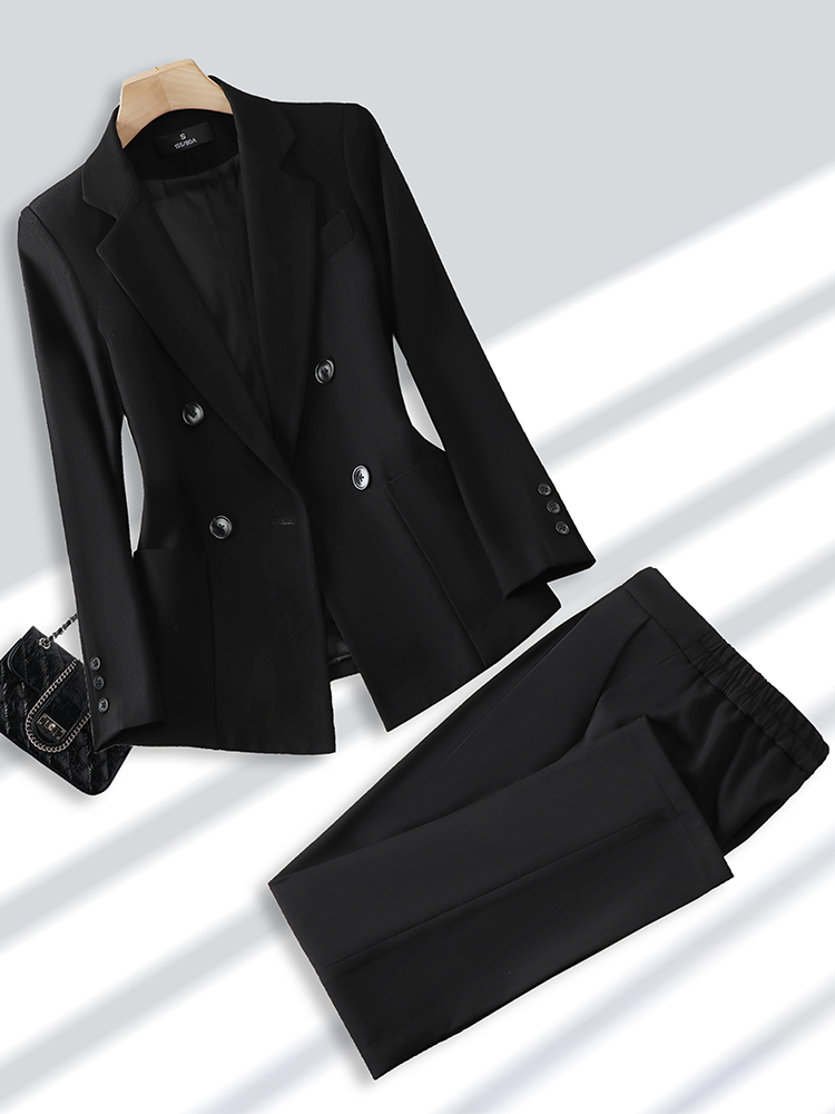 Fashion Ladies Pant Suit Forma - Women Formal Wear Black のレビューと価格