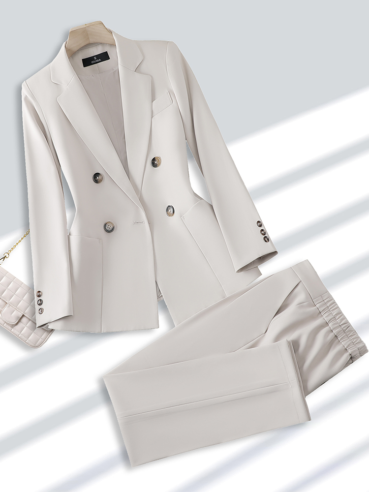 Fashion Ladies Pant Suit Forma - Women Formal Wear Black のレビューと価格