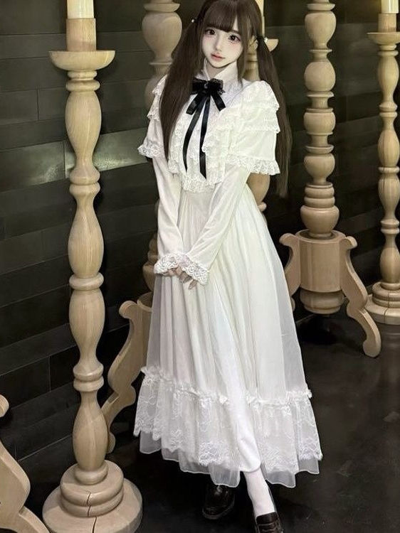 Japanese Short Sleeve Bow Lace - Japanese Women Formal Wear のレビューと価格