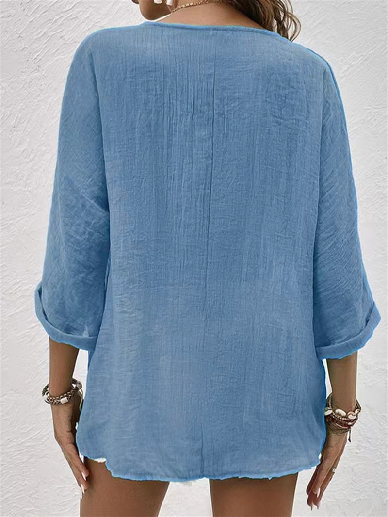 Elegant Buttons Solid Blouse S - Women'S Formal Wear Blouse のレビューと価格