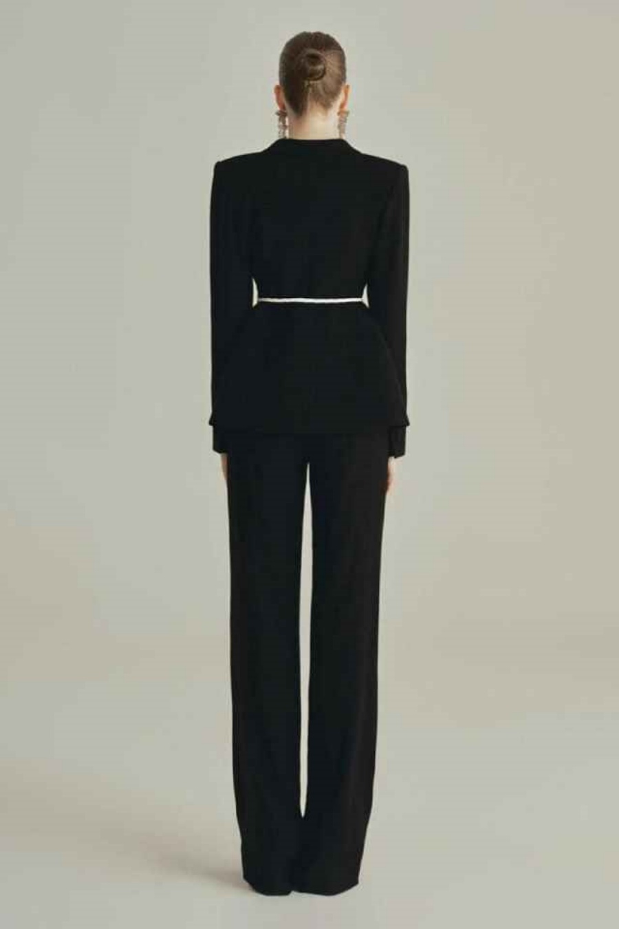 Customized Elegant Women Pants - Women Formal Wear Belt のレビューと価格