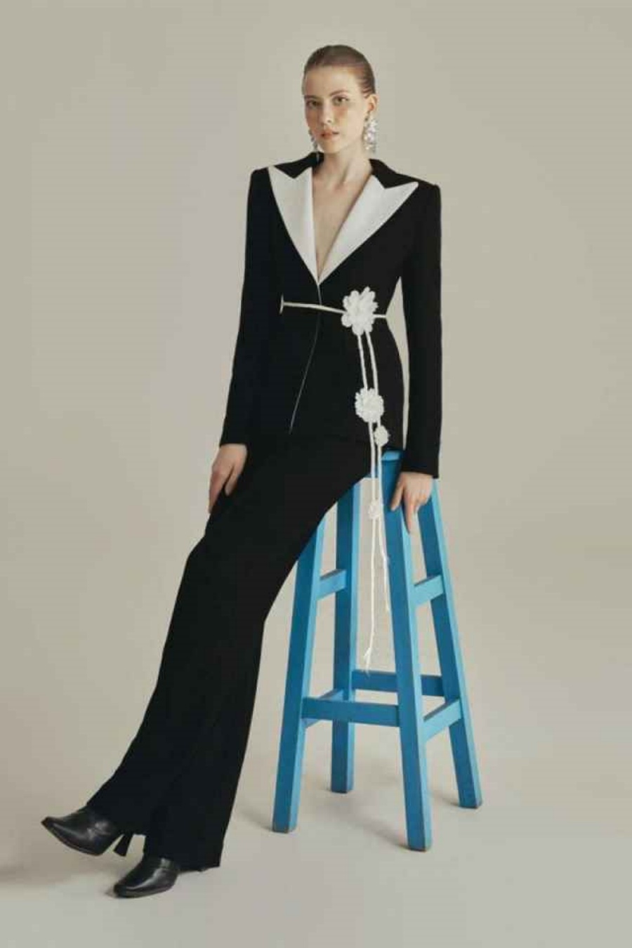 Customized Elegant Women Pants - Women Formal Wear Belt のレビューと価格