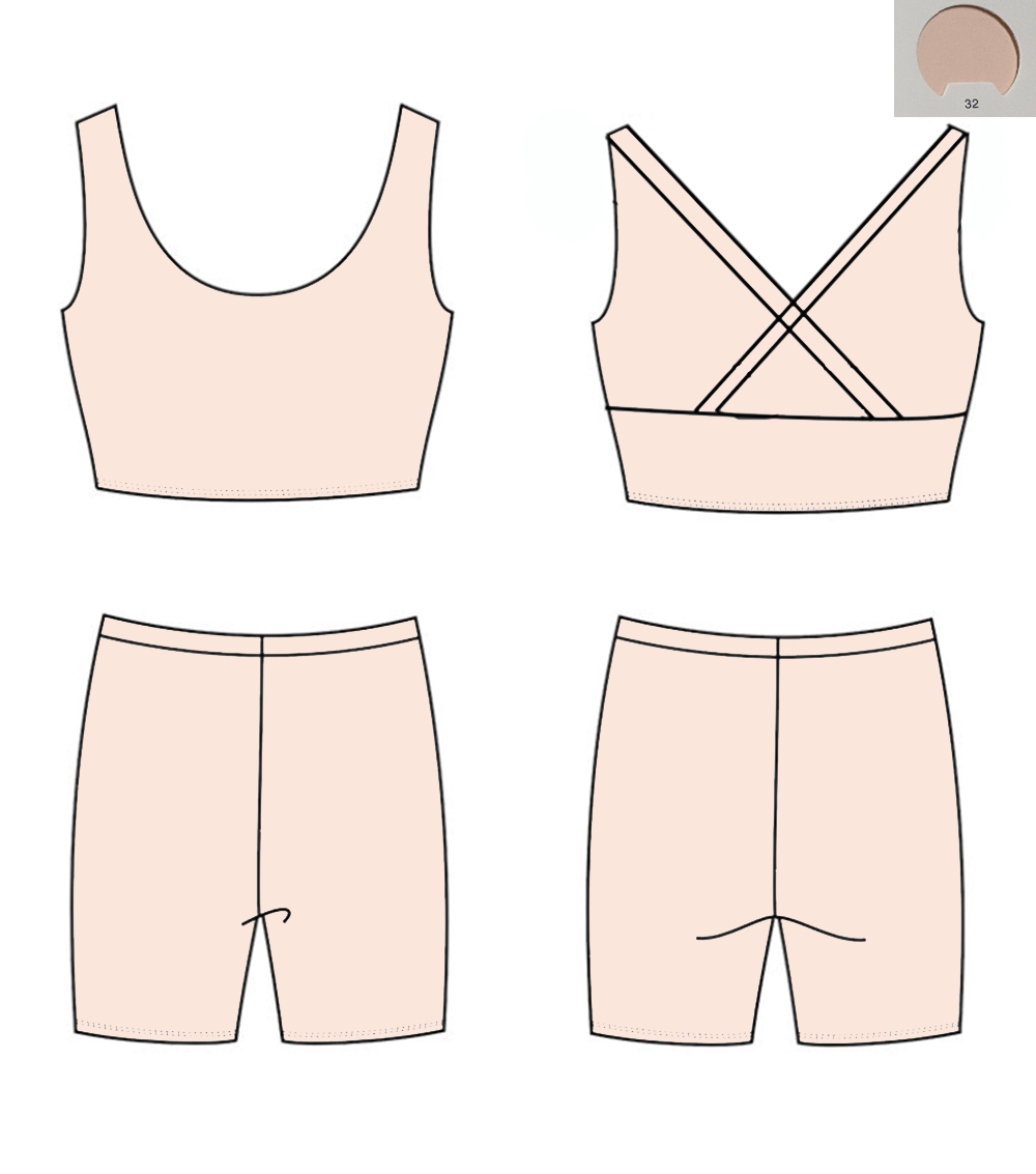 Monochrome Yoga Material Back  - Monochrome Suit Set のレビューと価格