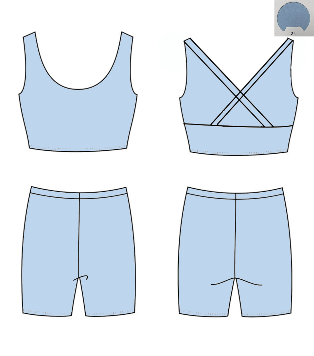Monochrome Yoga Material Back  - Monochrome Suit Set のレビューと価格