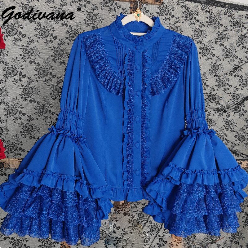 Original Lolita Chiffon Blouse - Women'S Gothic Formal Wear のレビューと価格