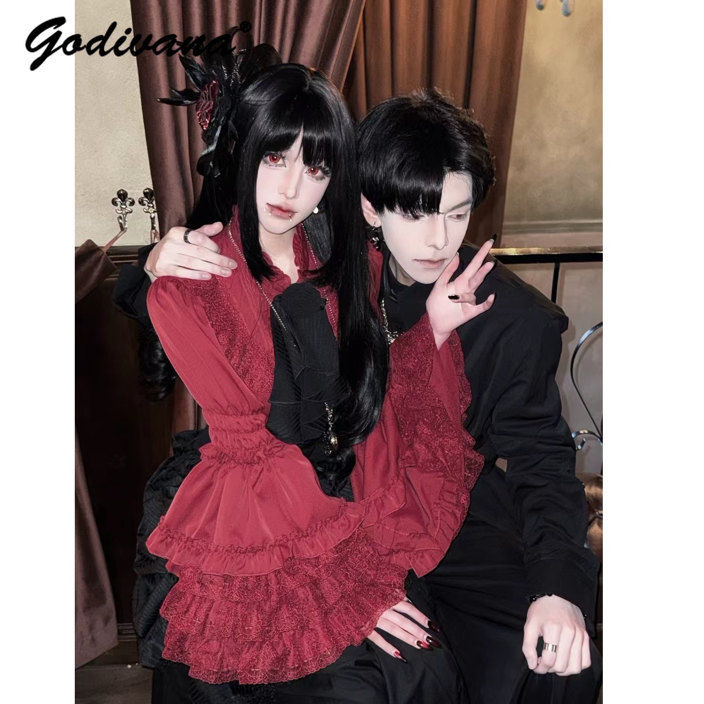 Original Lolita Chiffon Blouse - Women'S Gothic Formal Wear のレビューと価格