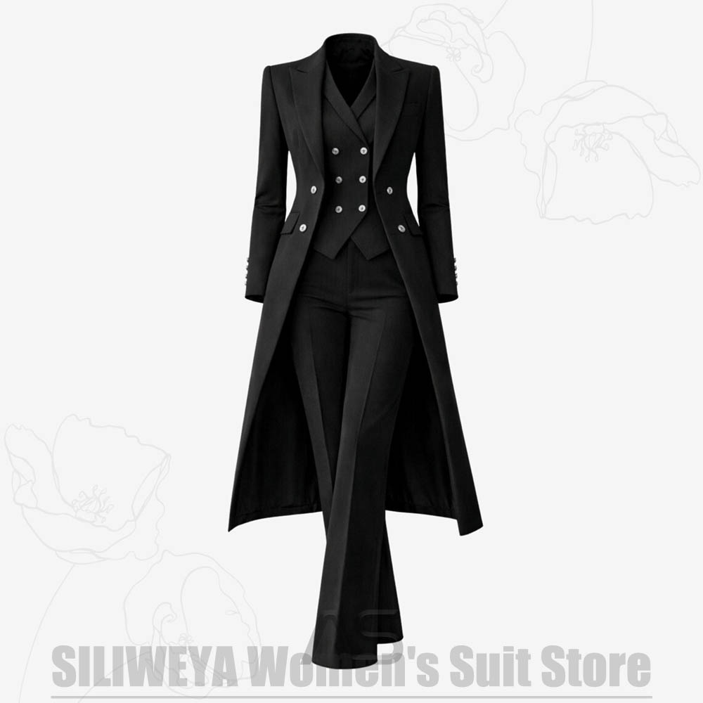 Women's Suit 3 Piece Double Br - Women Formal Wear Outfits のレビューと価格