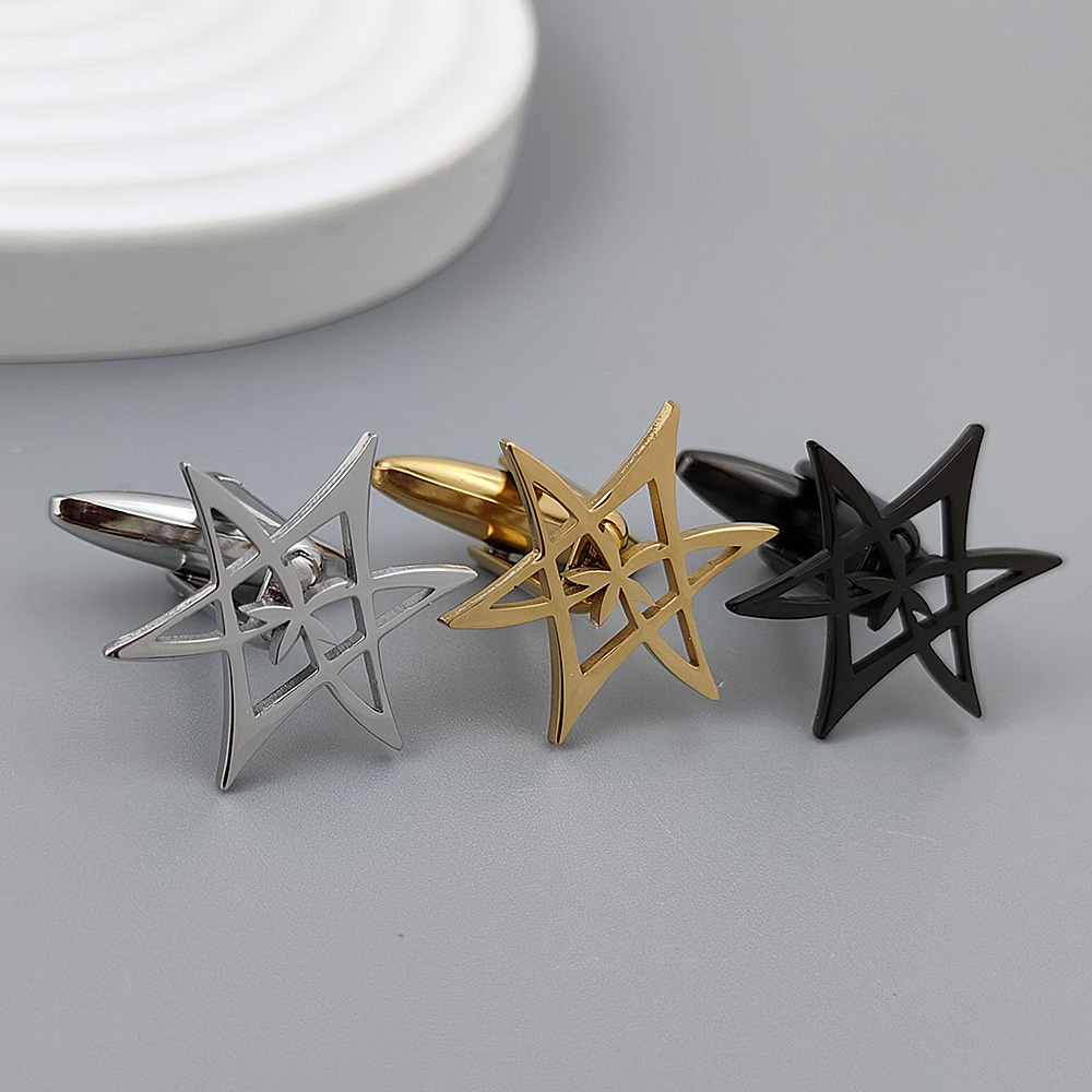 Hexagonal star gold-plated cuf - Women'S Gothic Formal Wear のレビューと価格