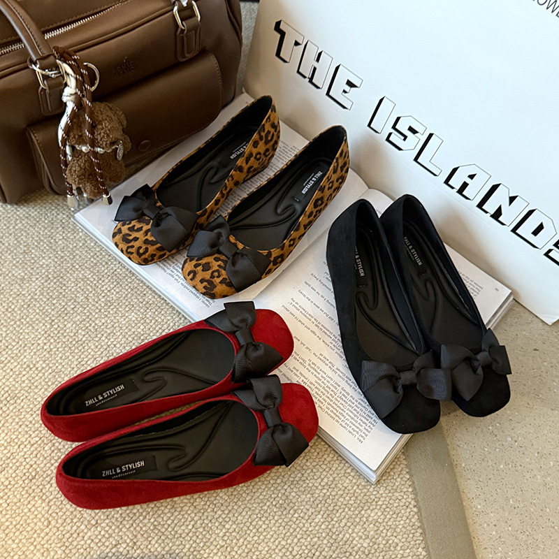 Multi-Color Suede Ballet Flats - Women Formal Wear Shoes のレビューと価格