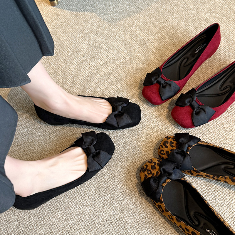 Multi-Color Suede Ballet Flats - Women Formal Wear Shoes のレビューと価格