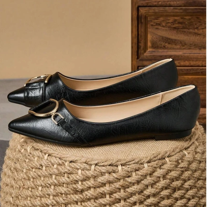 Elegant Women’s Black Pointed  - Women Formal Wear Shoes のレビューと価格