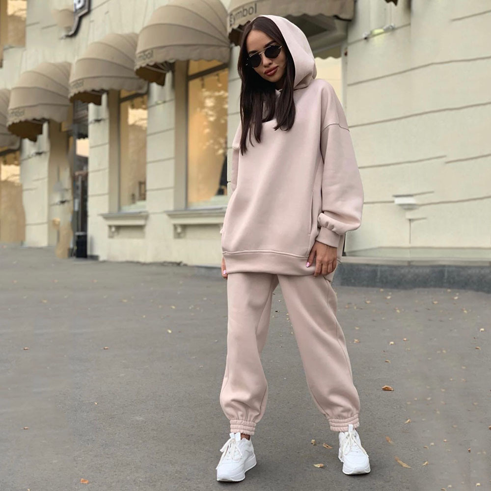Monochrome Hooded Hoodie Set C - Monochrome Suit Set のレビューと価格