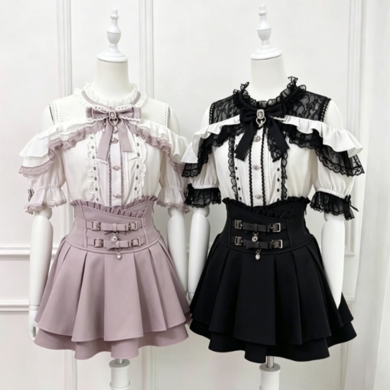 Kawaii Japanese Lolita Blouse  - Japanese Women Formal Wear のレビューと価格