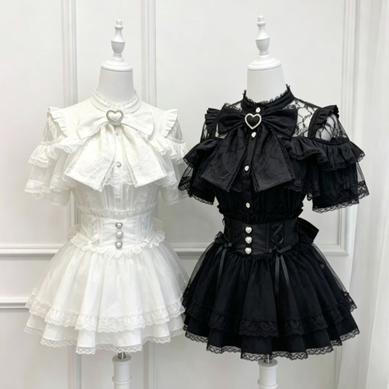 Kawaii Japanese Lolita Blouse  - Japanese Women Formal Wear のレビューと価格