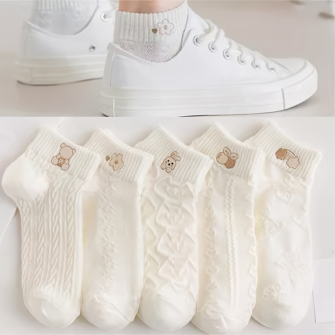 5 Pairs Women's Japanese Cute  - Japanese Women Formal Wear のレビューと価格