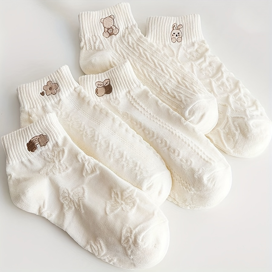 5 Pairs Women's Japanese Cute  - Japanese Women Formal Wear のレビューと価格
