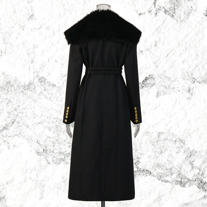 Fur Women Coat Windbreaker Bel - Women Formal Wear Belt のレビューと価格